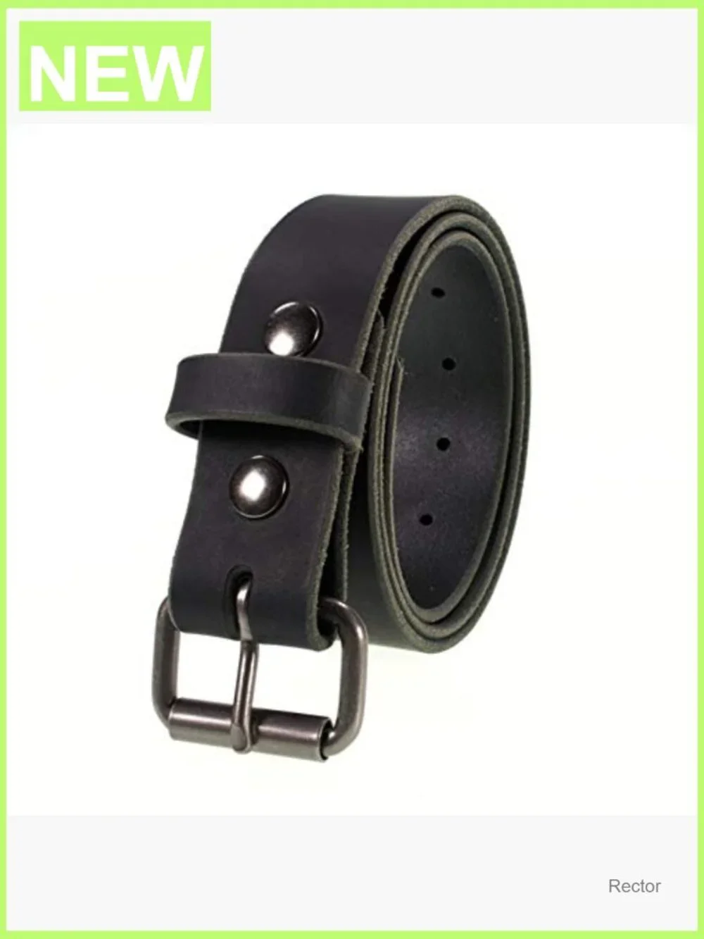Mens Classic Full Grain Leather Belt 1.5